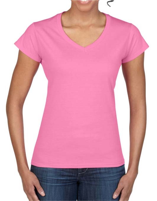 Softstyle&#174; Ladies&#39; V-Neck T-Shirt