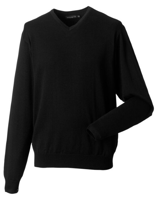 Men&#39;s V-Neck Knitted Pullover