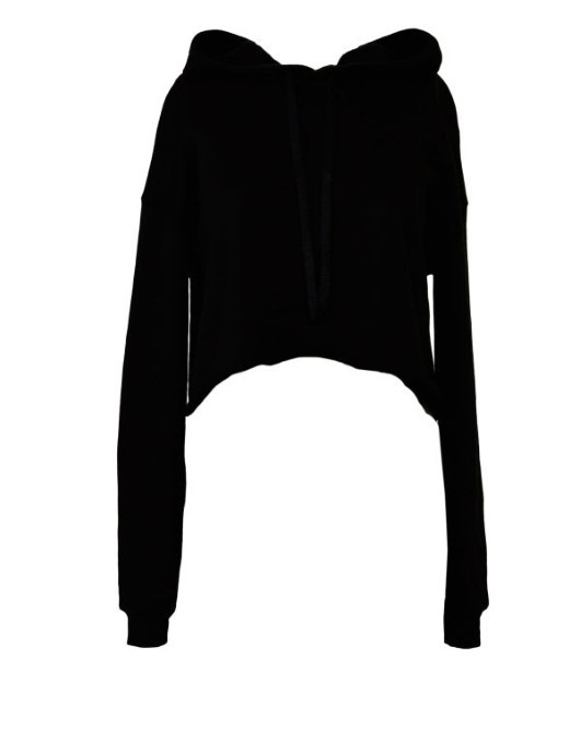 Women&#39;s Cropped Fleece Hoodie