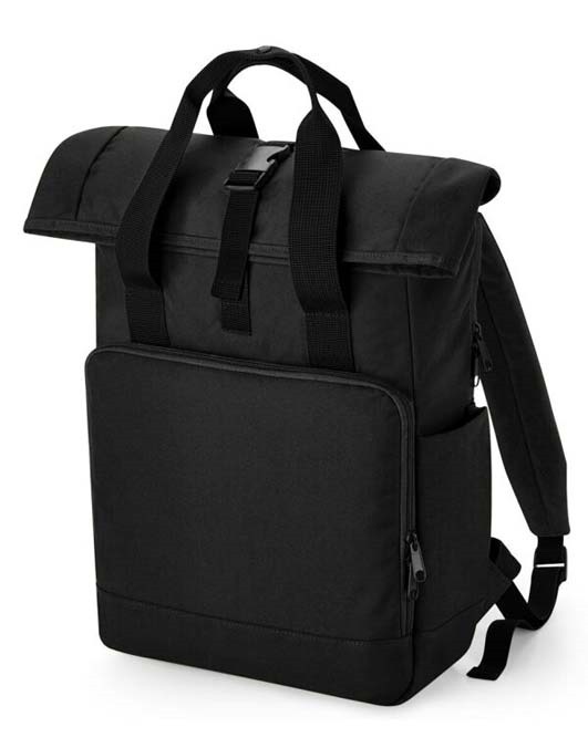 Recycled Twin Handle Roll-Top Laptop Backpack