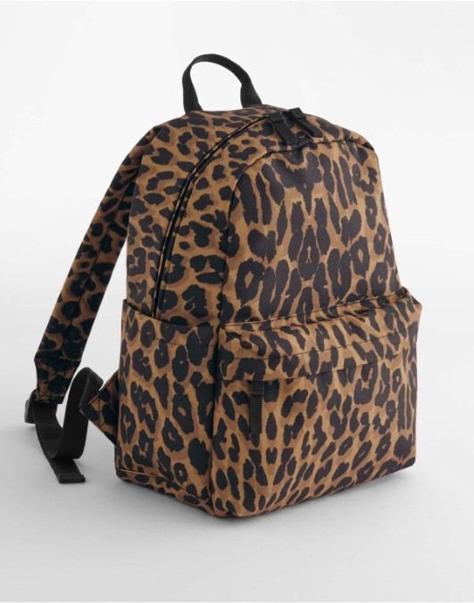 Leopard Print Mini Backpack