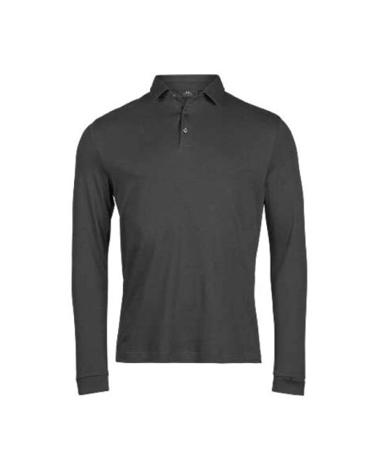 Pima Cotton Long Sleeve Polo