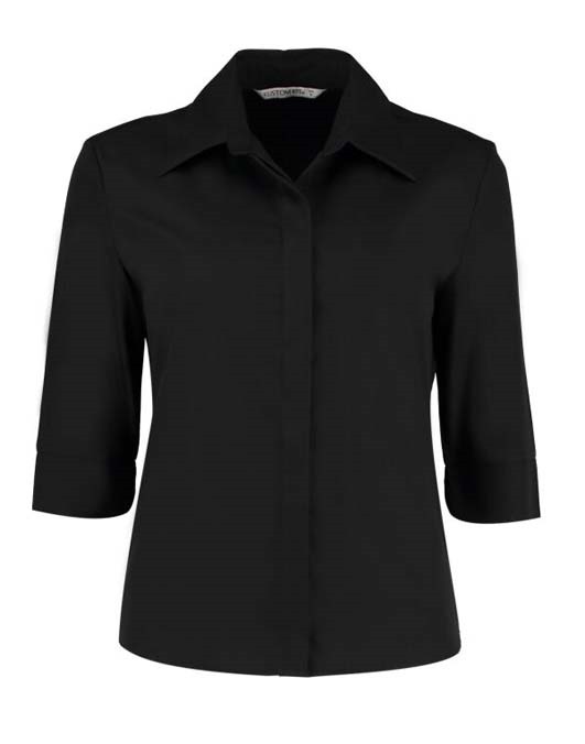 Tailored Fit 3/4 Sleeve Continental Blouse