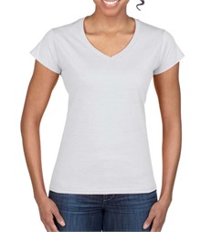 SoftstyleÂ® Ladies' V-Neck T-Shirt