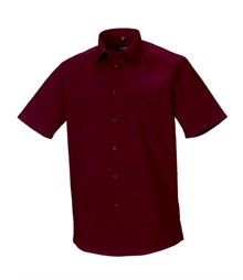 Men's Short Sleeve Fitted Stretch Shirt
