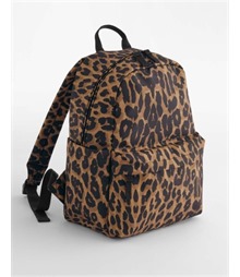 Leopard Print Mini Backpack