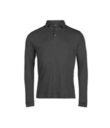 Pima Cotton Long Sleeve Polo