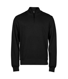 Ribbed Interlock Half Zip
