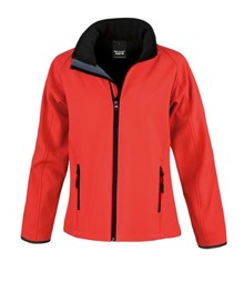 Ladies' Printable Softshell Jacket with Recycled Inner Fleece
