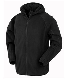 Recycled Unisex Hooded Microfleece Jacket