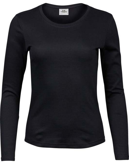 Ladies&#39; Long Sleeve Interlock Tee