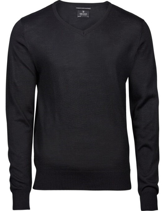 Men&#39;s V Neck Knitted Sweater