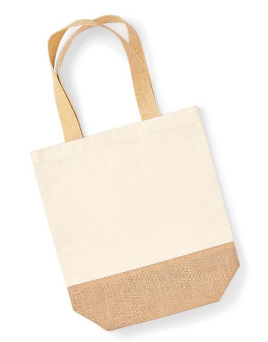 Jute Base Canvas Shopper